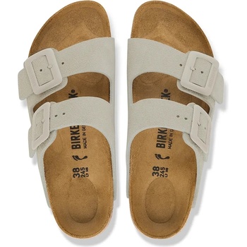 Birkenstock чехли дамски от велур Arizona Suede Cushion Buckle (1033088)