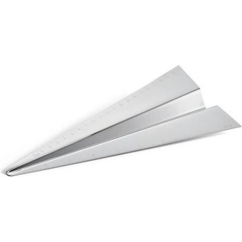 Philippi Линийка AIRPLANE 25 см, сребриста, Philippi (PHP105023)