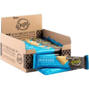 PEPE Be Healthy Vegan Spelt Waffle - Cocoa & Coconut [20 x 30 грама] Какао с кокос