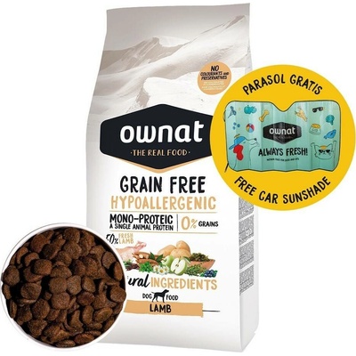Ownat Grain Free Hypoallergenic Lamb 12 kg