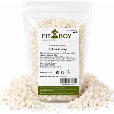 FITBOY Kokos kocky 250 g