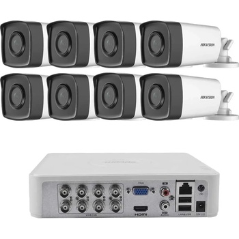HIKVISION Професионален Комплект ZK81140W 8 Камери Hikvision 2MP Аудио IR 40m (ZK81140W)