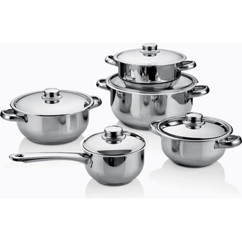 4Home sada riadu Destiny, nerezové pokrievky 10 ks