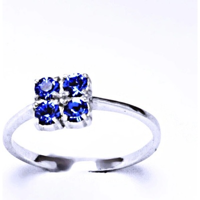 Čištín Stříbrný s krystalem Swarovski Saphire T 1324