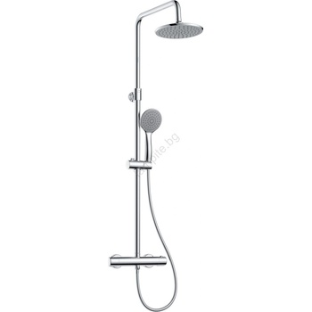 Bath Deluxe Душ комплект с смесител houston лъскав хром (bt0089)