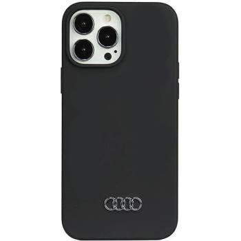 Audi Кейс Audi Silicone Case за iPhone 13 Pro Max 6.7"", черен / черен, твърд, AU-LSRIP13PM-Q3/D1-BK (KXG0072846)