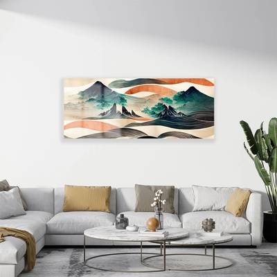 Art gift Стъклено АРТ пано - Тихи върхове