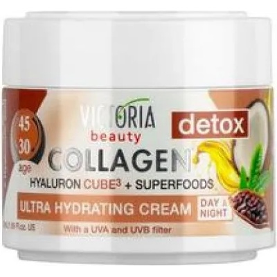 Victoria Beauty Collagen Detox Дневен и нощен хидратиращ крем 30-45г 50мл
