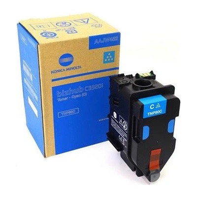 Konica Minolta Тонер TNP80C, 9000 страници/5%, Cyan (TNP80C)