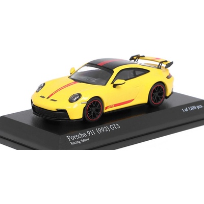 MINICHAMPS Porsche 911 992 GT3 žlutá 1:64