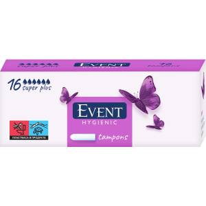 EVENT Тампони Super Plus, 16 бр (2996169)