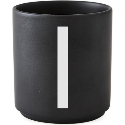 Design Letters Чаша халба aj буква i порцеланова черна (10204000i)