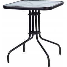 MODERNHOME Záhradný stôl 60 cm Square čierny