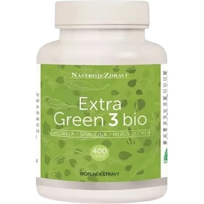 Nástroje Zdravia Extra green 3 BIO 400 tabliet