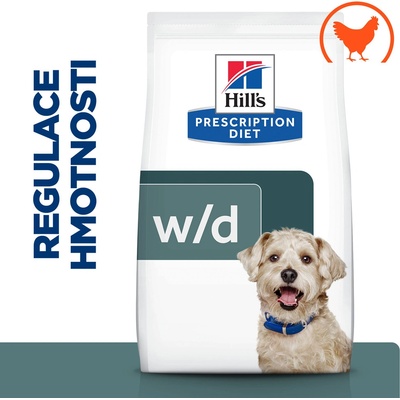 Hill's Prescription Diet W/D Udržanie hmotnosti a starostlivosti pri cukrovke pre psov 4 kg