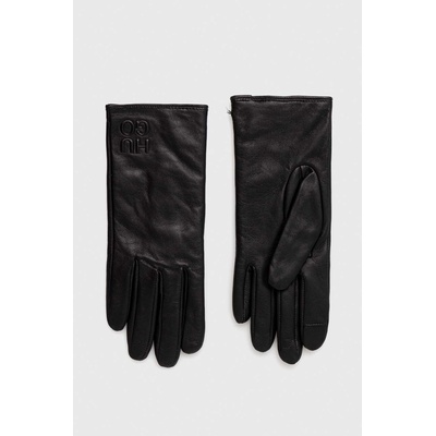 Hugo Кожени ръкавици hugo в черно (50496862)