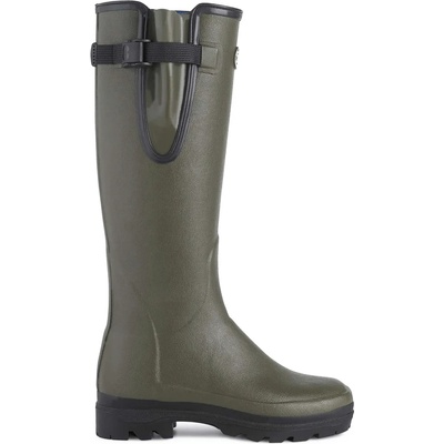 Le Chameau Дамски гумени ботуши Le chameau Women's Vierzonord mit Neoprenfutter Wellington boots - Camel Green - размер 43 (EU) (131-0121-0219)