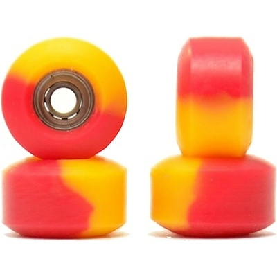 Finga Fingerboards Profi kolieska na R-wheels Žltá-červená