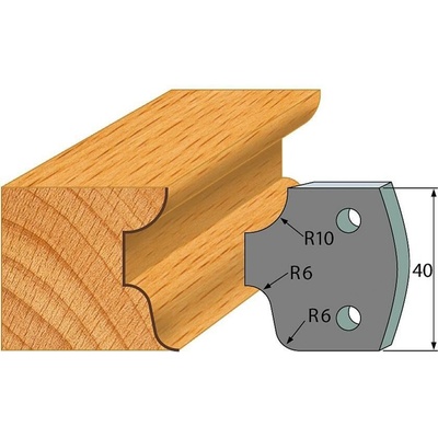 IGM profil 045 - pár omezovačů 40x4mm SP