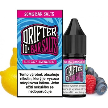 Juice Sauz Drifter Bar Salts Blue Razz Lemonade Ice 10 ml 20 mg