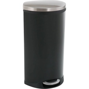 EKO 30 л. черен кош за отпадъци с педал ЕКО от серия shell (eko921830black)