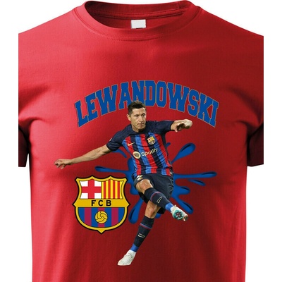 Dětské tričko Robert Lewandowski ČervenáCanvas Dětské tričko Bezvatriko.cz 2041