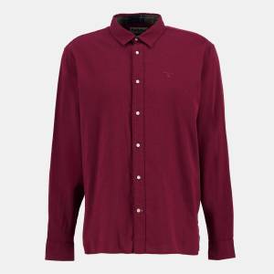 Barbour Sealane Relaxed Long-Sleeved Shirt - Biking Red RE32