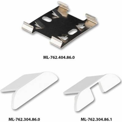 ML-761.304.86.2 Přisazený hliníkový profil PXA 40x9mm včetně mléčného difuzoru 2m