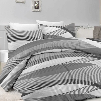 Xpose bavlna obliečky AGNES sivé 140x220 70x90