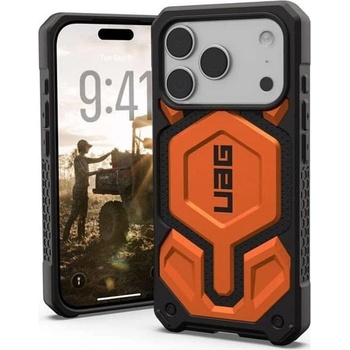 Urban Armor Gear Magsafe Противоударен Калъф за iPhone 17 Pro Max, UAG Monarch Pro Case Orange, Оранжев (114514119797)