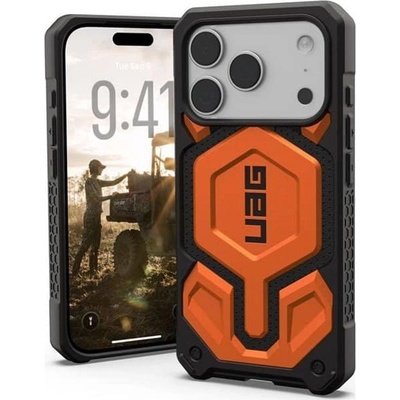 Urban Armor Gear Magsafe Противоударен Калъф за iPhone 17 Pro Max, UAG Monarch Pro Case Orange, Оранжев (114514119797)
