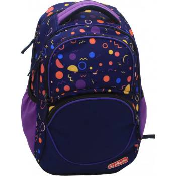 Herlitz Ученическа раница Zipper Cube, мотив Patterns - Herlitz