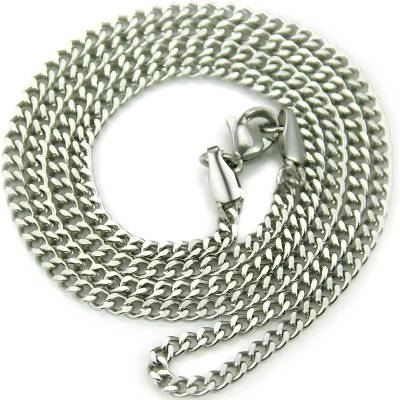 HARAHU Верижка go-34286 - Сребърна / 55см / 3мм kp34286