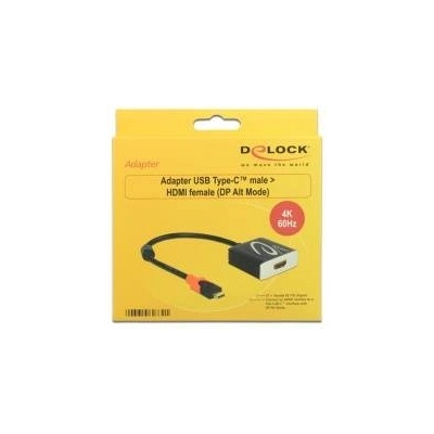 Adapter USB-C > HDMI (ST-BU) 4K 60Hz DeLOCK Black