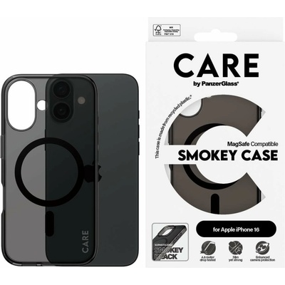 PanzerGlass CARE kryt Apple iPhone 16 MagSafe Smokey dymový/čierny 1349
