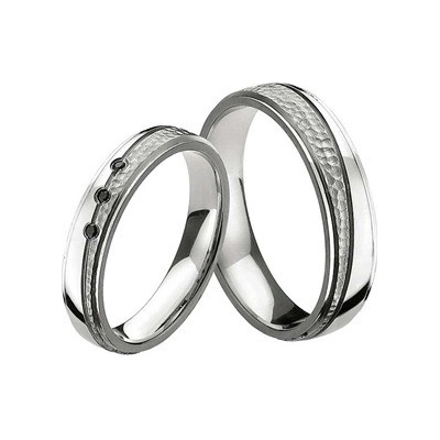 Swepol Dámský titanový snubní prsten T164 D