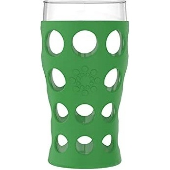 Lifefactory sklenice na nápoje 600ml grass green 2ks