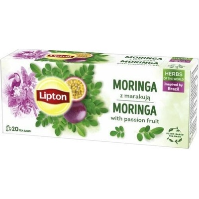 Lipton Moringa with Passion Fruit ochutený bylinkový čaj 20 vrecúšok 18 g