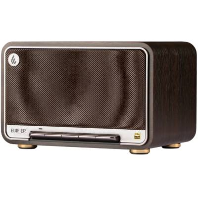 D32 2.1, BT V5.3, Wi-Fi, AUX, USB-C, 1x 4-inch Midrange Driver, 2x 1-inch Tweeters, 60W (RMS) (D32-BL WALNUT)