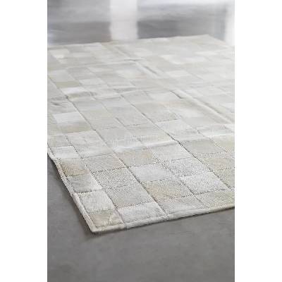 Esbeco Dekoračná kožušina prírodná, pravá hovädzia koža, 180 × 120 cm, biela, CO141340WHI