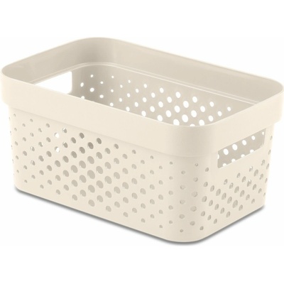 Curver Infinity 4,5 l Úložný box 26 x 18 x 12 cm, recyklovaný plast, krémový 04747-X64