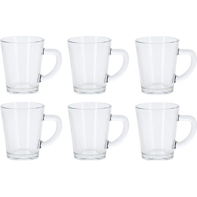 Hrnček na kávu z termoskla 6 x 70 ml
