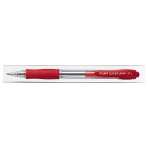 Pilot Пилотна химикалка с щракване Super Grip 0, 7 червена (BPGP-10R-F-R)