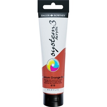 Daler-Rowney System3 АКРИЛНА боя Cadmium Orange Hue 150 ml 1 бр (129150619)