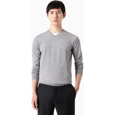 Giorgio Armani Блуза Emporio Armani V-Neck Sweater - Grey
