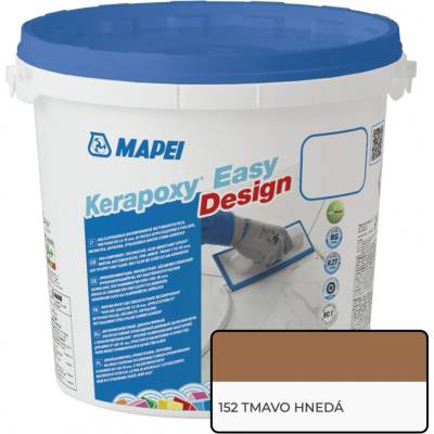 Mapei KERAPOXY EASY DESIGN epoxidová škárovacia hmota, tmavo hnedá 3 kg tmavo hnedá 5KB015203