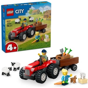 LEGO® City - Red Farm Tractor with Trailer & Sheep (60461)