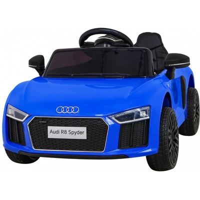 Audi R8 12V - Детска акумулаторна кола, Синя, EVA гуми (914658R)