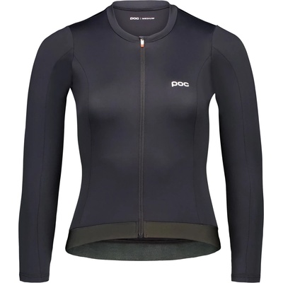POC Дамска фланелка с дълъг ръкав за колоездене POC Women's Cadence L/S Jersey Cycling jersey - Uranium Black - размер XS (156-3067-0311)