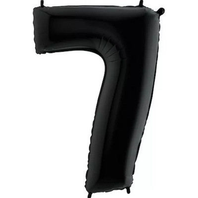 Grabo Fóliový balónek 102 cm číslice 7 barevné varianty Černá
